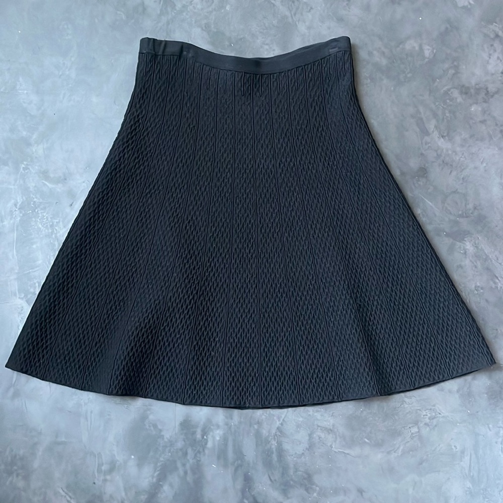 CAbi Knit Textured A Line Skirt